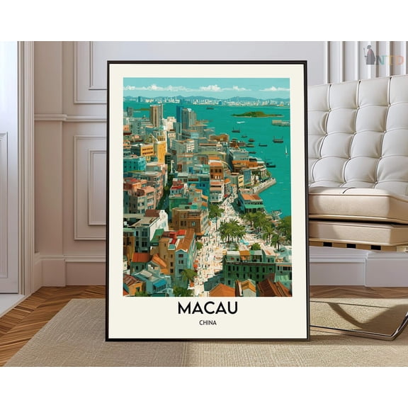 Macau China Poster Unframed Paper Print