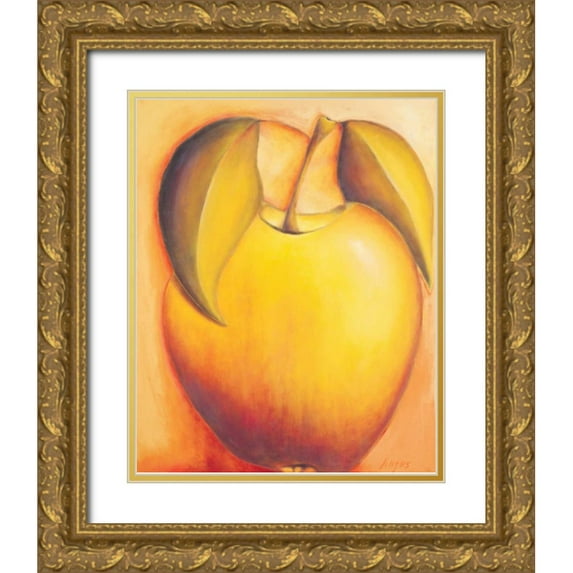 Macaulay, Angus 26x31 Gold Ornate Wood Framed with Double Matting Museum Art Print Titled - Apple