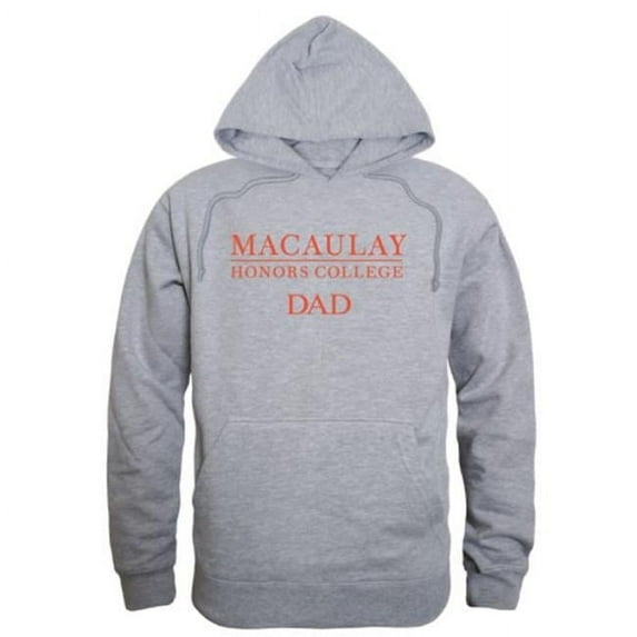 Macaulay Honors College Dad Hoodie, Heather Grey - Large