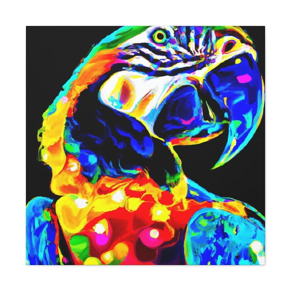Macaw Flamboyance Pop - Canvas