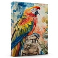 thumbnail image 1 of Macaw Military Canvas Wall Art Animal Decor, Macaw Military Canvas Prints Wild Animal Artwork for Living Room Bedroom Office 190HD721, 1 of 4