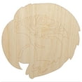 thumbnail image 1 of Macaw Parrot Bird Head Wood Shape Unfinished Piece Cutout Craft DIY Projects - 6.25 Inch Size - 1/4 Inch Thick, 1 of 7