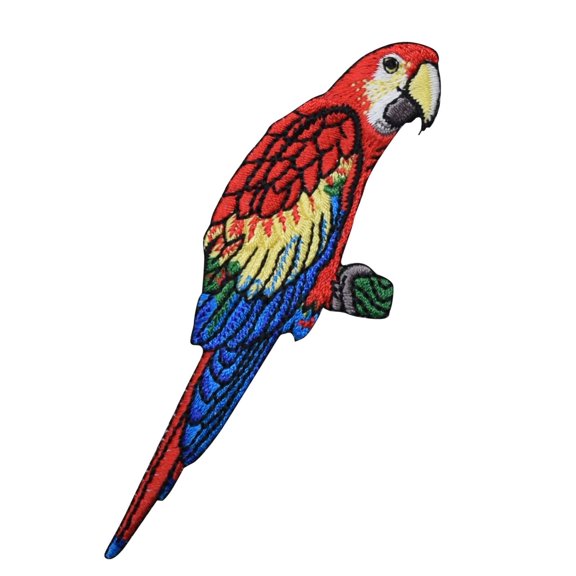 Macaw Parrot - Bird - Iron on Applique/Embroidered Patch