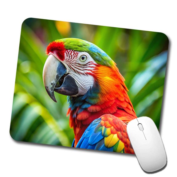Macaw Parrot Bird Mouse Pad Low Profile Gaming Mat