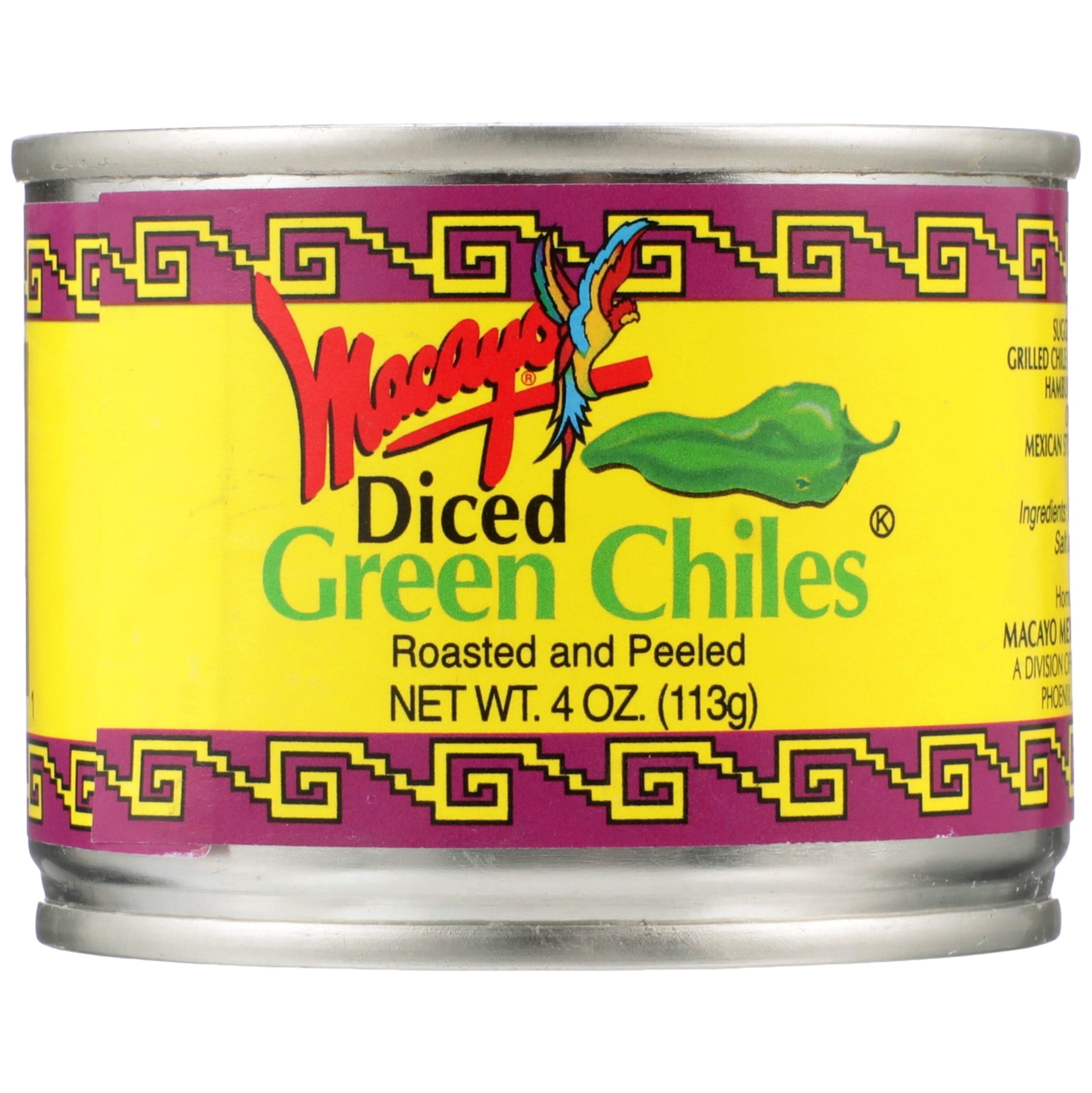 Macayo's Canned Diced Green Chiles, 4 Oz