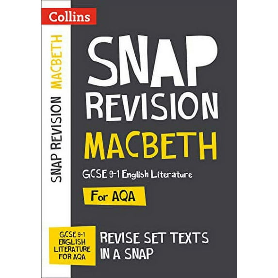 Pre-Owned Macbeth: AQA GCSE 9-1 English Literature Text Guide: Ideal for home learning, 2022 and 2023 exams (Collins Grade SNAP Revision) Paperback