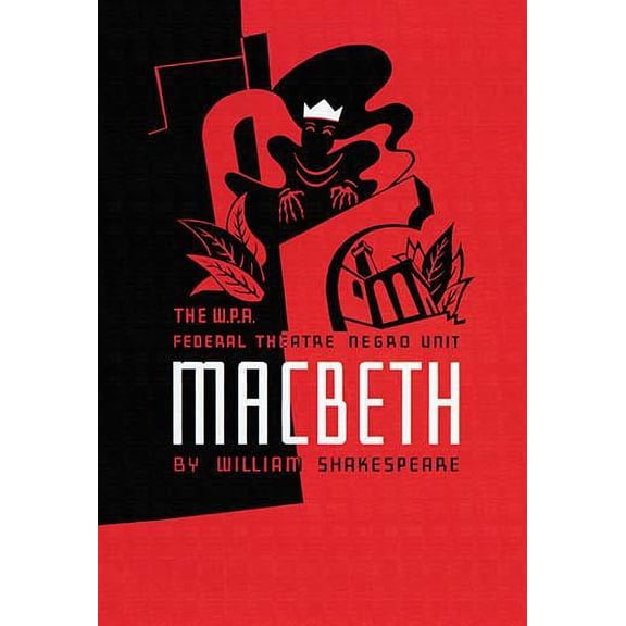 Macbeth: WPA Federal Theater Negro Unit- Fine Art Canvas Print (20" x 30")