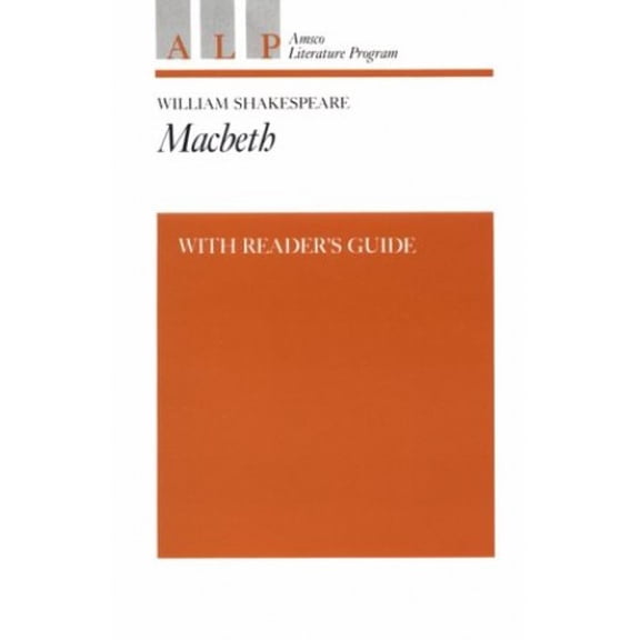 Pre-Owned Macbeth with Readers Guide Paperback - USED