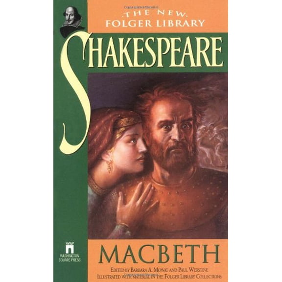Pre-Owned Macbeth by William ShakespeareNew Folger Library Shakespeare DRAMA Mass Market Paperback