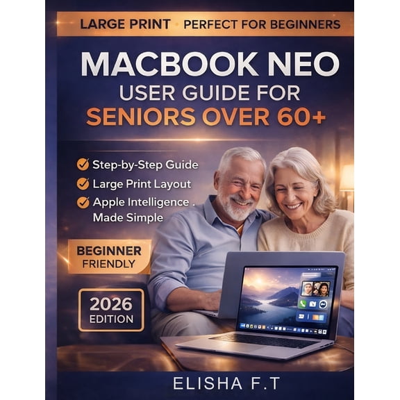 Macbook Neo User Guide for Seniors Over 60+: Step-by-Step Instructions for Mastering macOS Tahoe, Apple Intelligence, an, (Paperback)