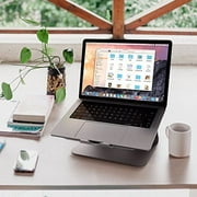 Macbook stand TI-Station Stand, Holder for apple macbook air, Macbook Pro, All notebooks, Silver