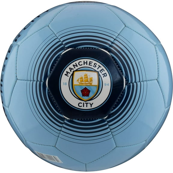 Maccabi Art Official Manchester City FC Soccer Ball Size 5 Collectible with Full Crest for Display