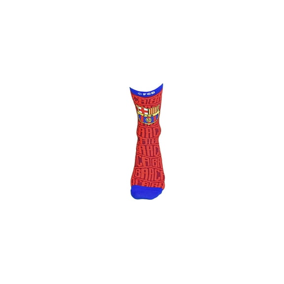 Official FC Barcelona - Tri-Blend Red Crew Socks, Size 9-13