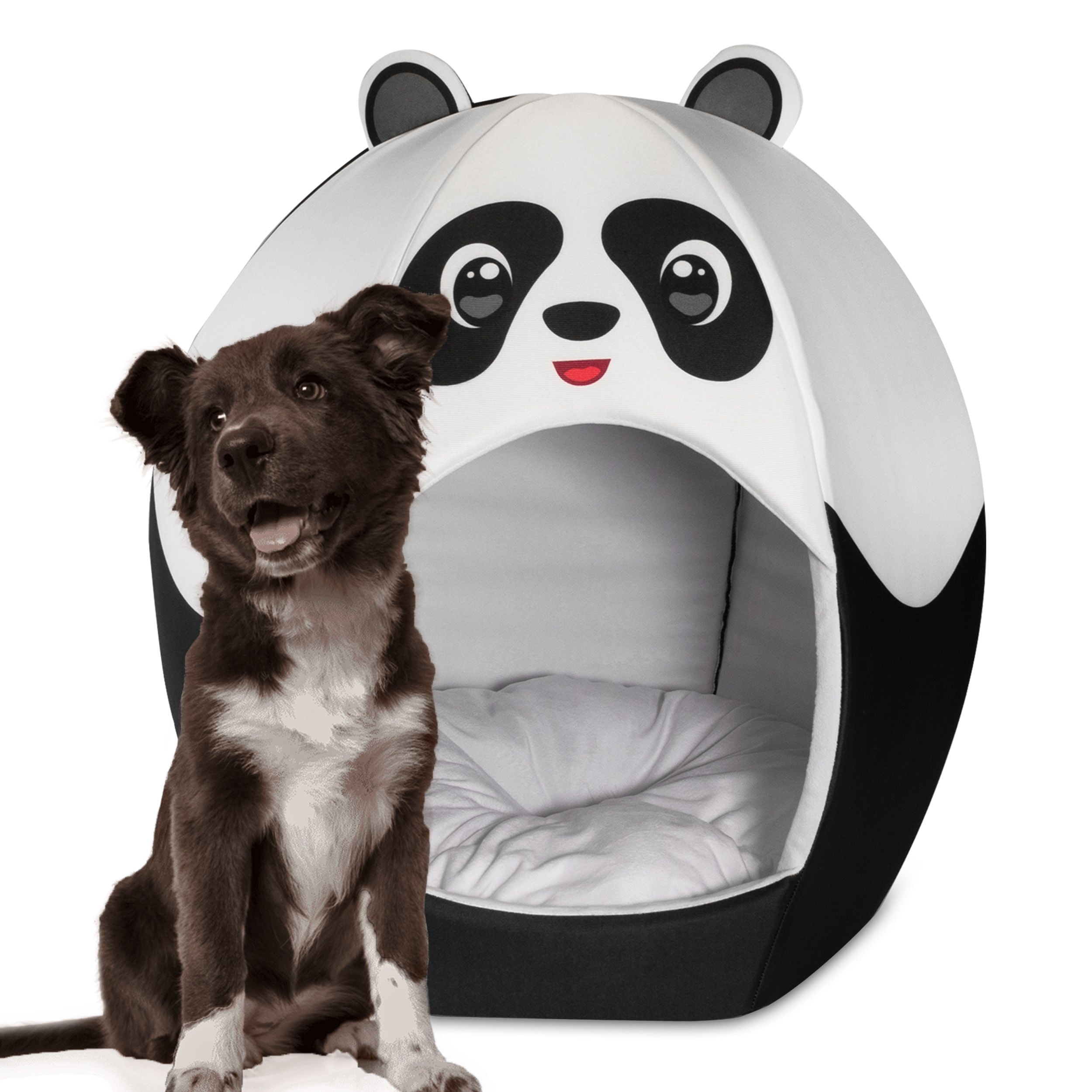 Maccabi Art Panda- Igloo Pet Bed for Dogs, Cats - Medium