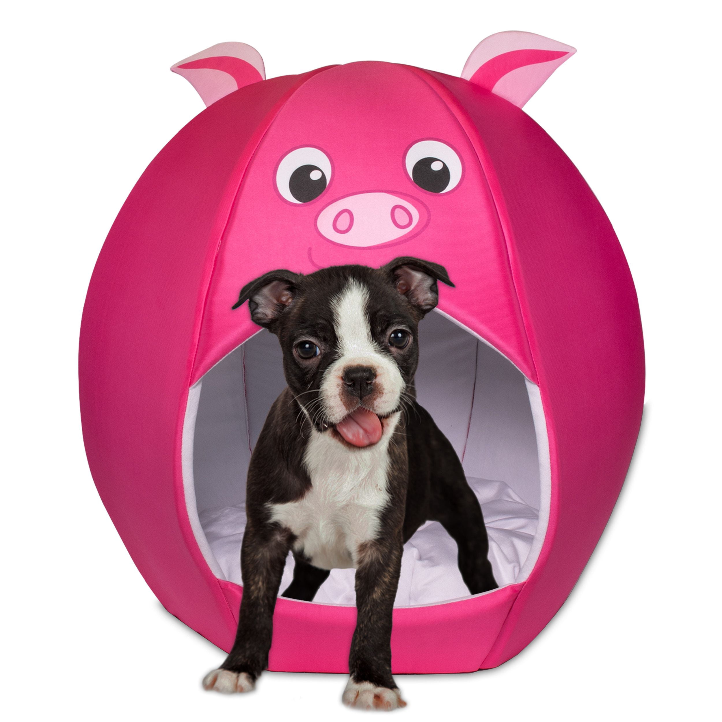 Maccabi Art Pig- Igloo Pet Bed for Dogs, Cats - Medium