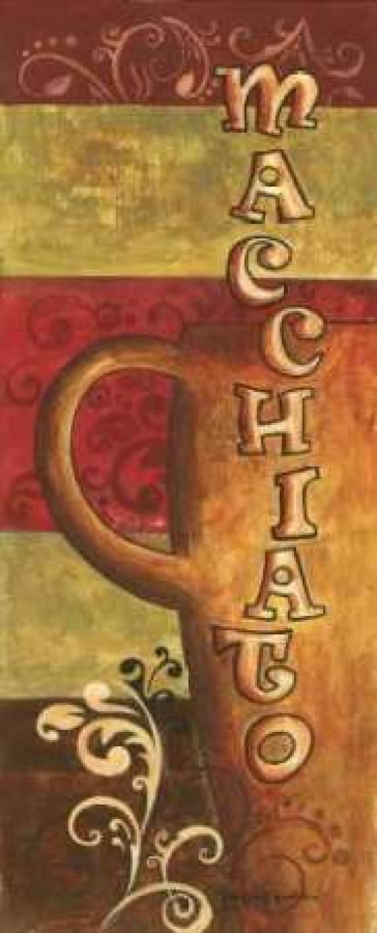 Macchiato Canvas Art - Gregory Gorham (10 x 20)