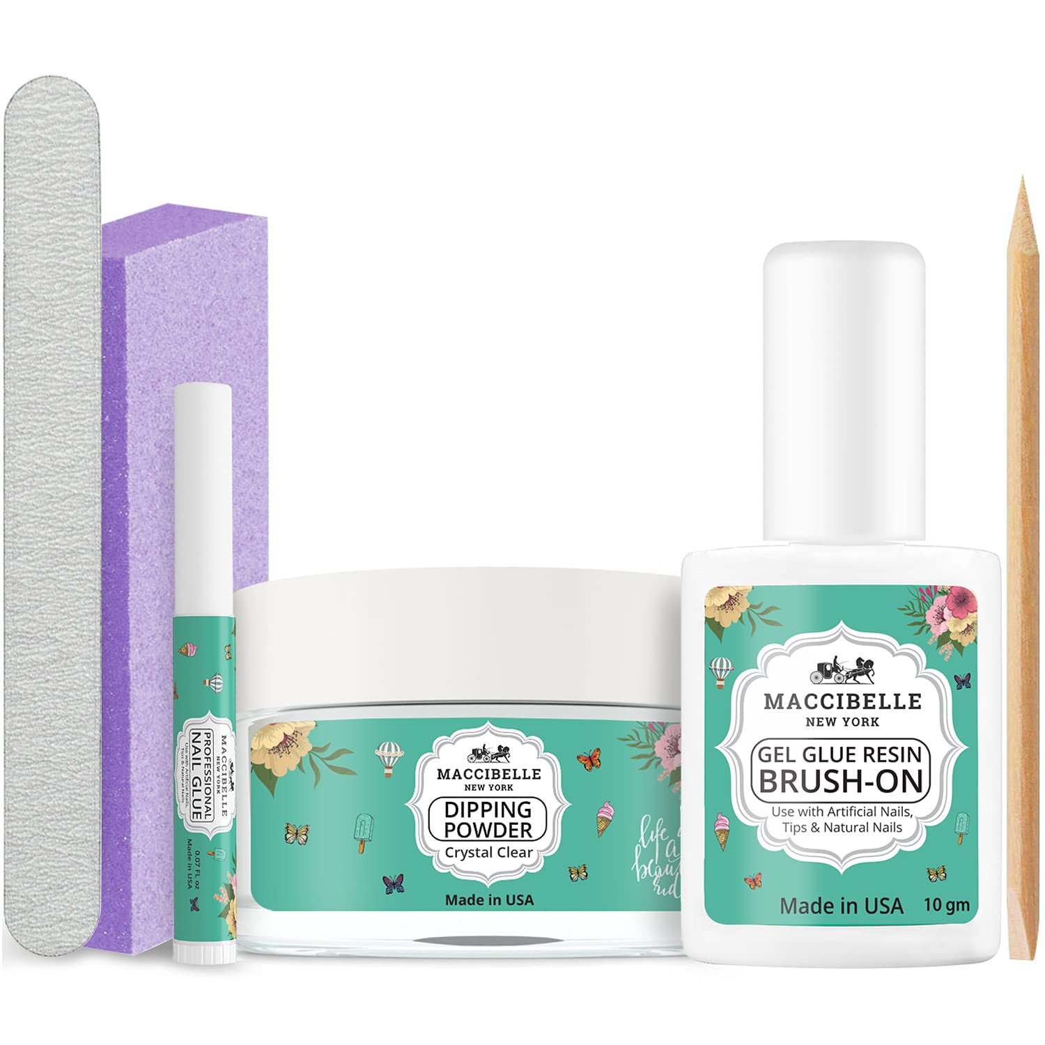 Maccibelle Professional Instant Nail Repair Kit for Broken Cracked