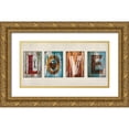 thumbnail image 1 of Macdowell, Janie 14x9 Gold Ornate Wood Framed with Double Matting Museum Art Print Titled - LOVE, 1 of 4