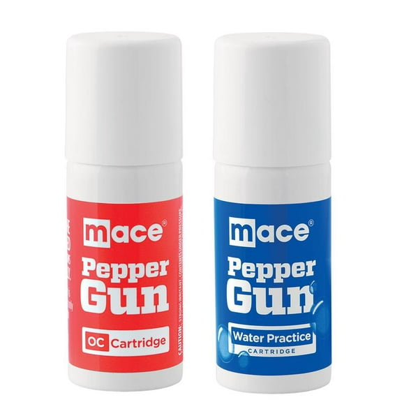 Mace Brand 1 OC Pepper & Water refills to use with Mace Pepper Spray Guns