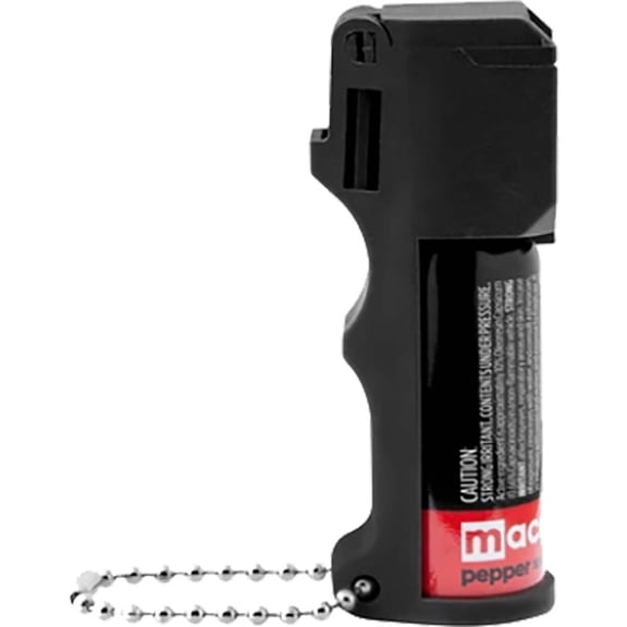Mace Brand Max Strength Pocket Model Pepper Spray with UV Marking Dye - Black
