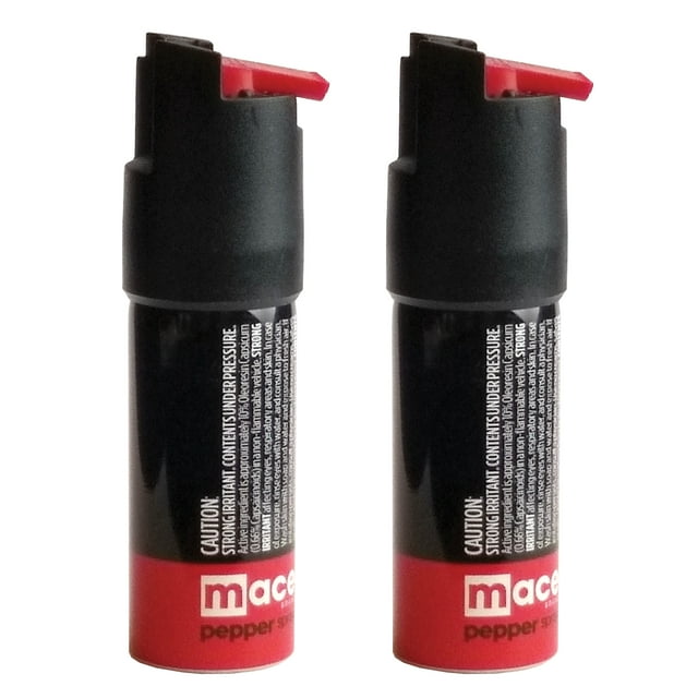 Mace Brand Pepper Spray 1/2 oz Twistlock 2Pack UV Dye