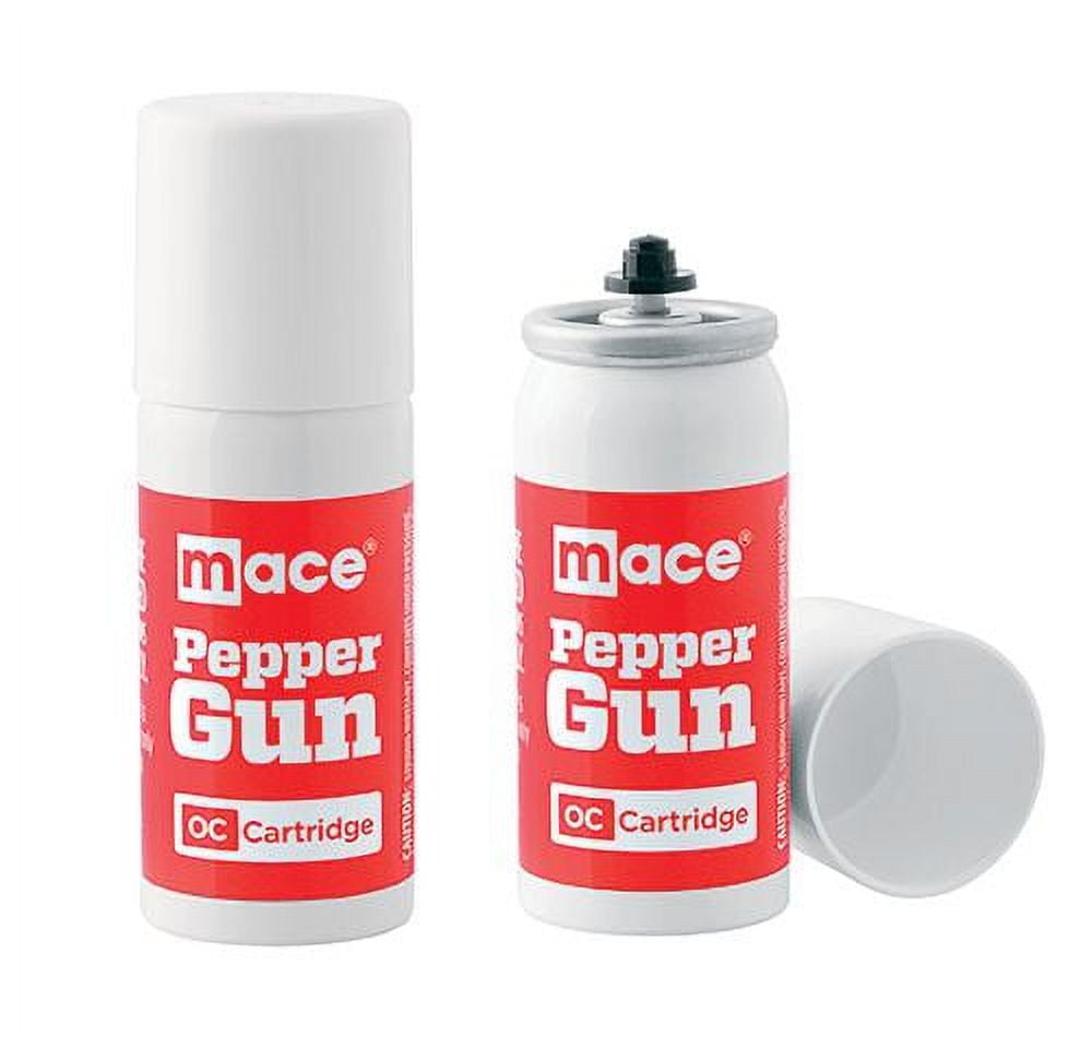 Mace Pepper Gun Refill Cartridges, 2Pack OC Pepper Spray