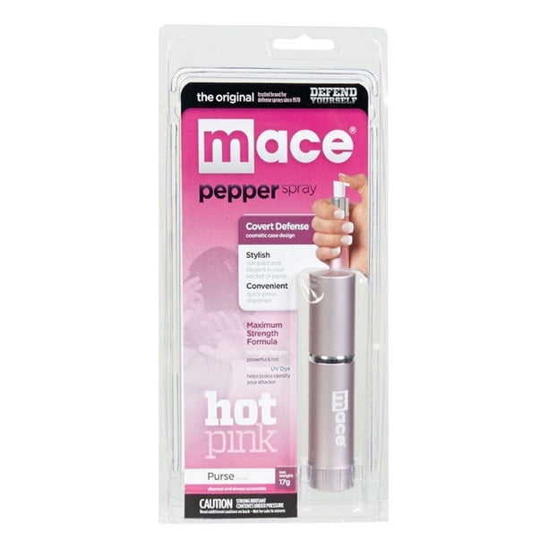 Mace Purse Pepper Spray Pink Clamshell 17 Gram - Walmart Business