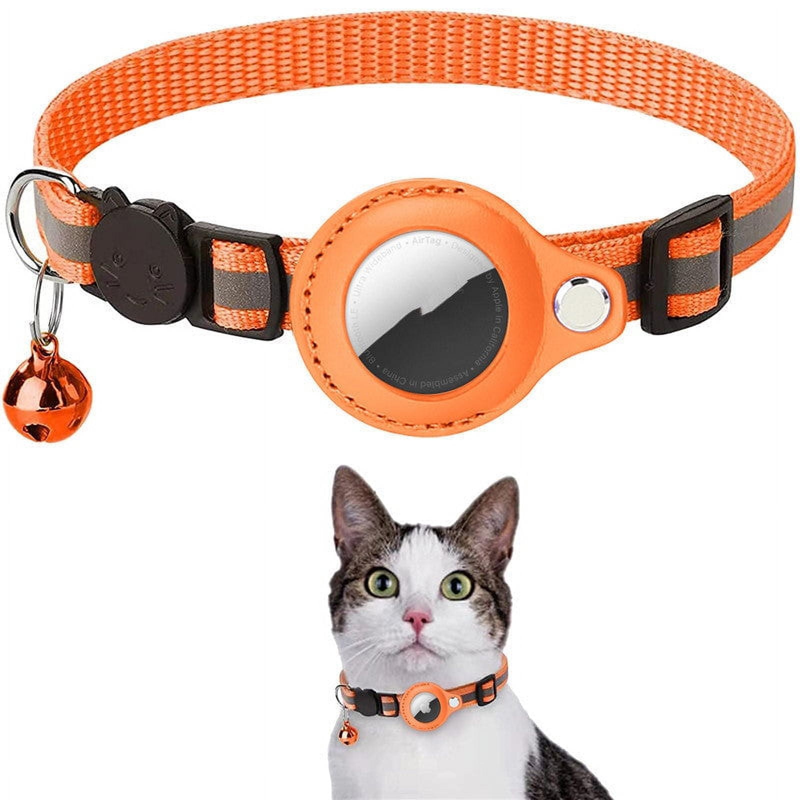 Mace Way Reflective Waterproof Air Tag Pet Collars for Cats and Dogs