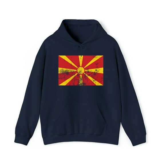 Macedonia Macedonian Pride Flag Hoodie, Gifts, Hooded Sweatshirt