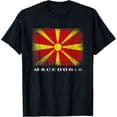 thumbnail image 1 of Macedonian Flag Macedonia T-Shirt, 1 of 4