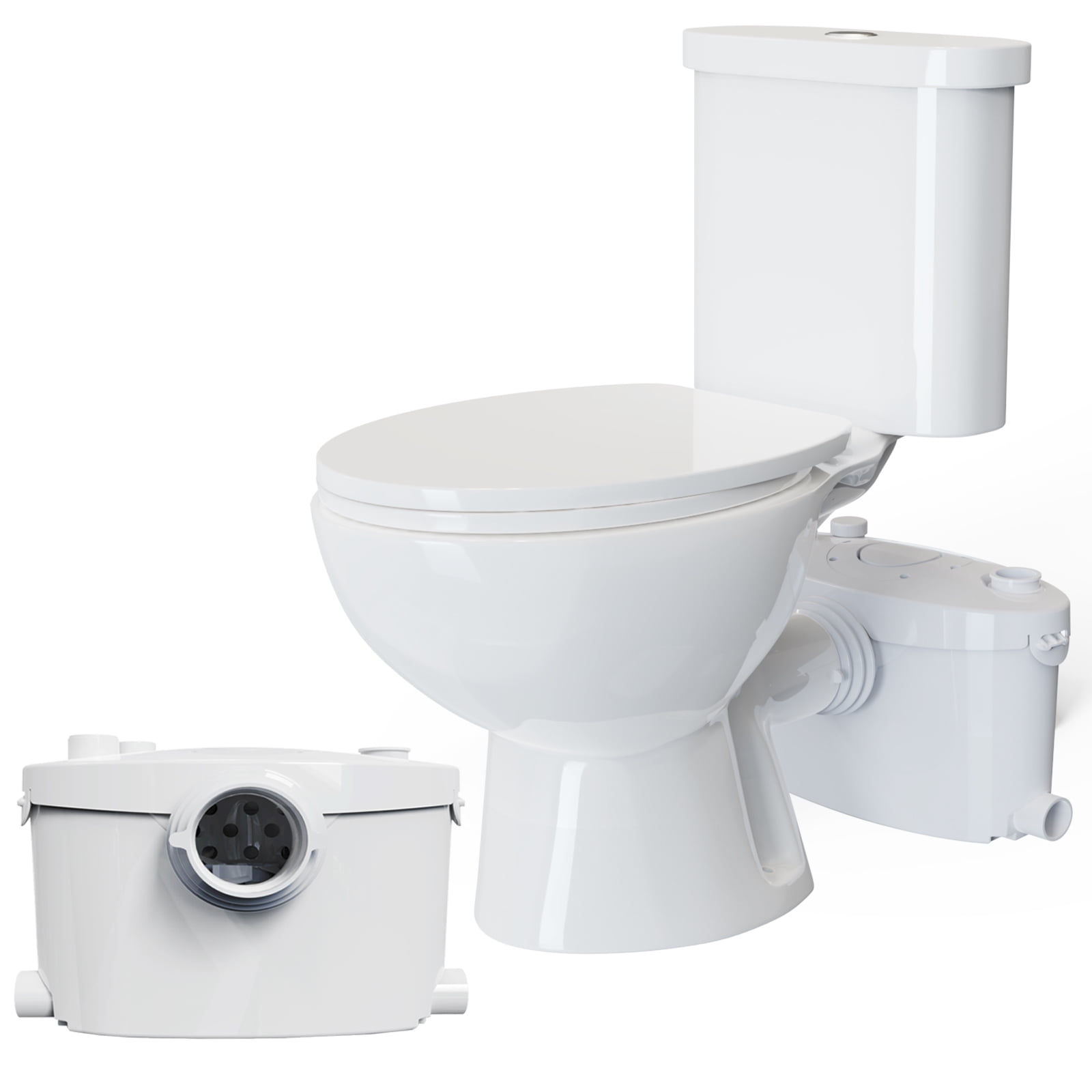 Macerating Toilet With 600w Macerator Pump (Two-Piece Toilets