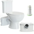 Macerating Toilet With 600watt Macerator Pump, Included Water Tank