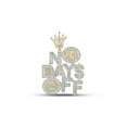 thumbnail image 1 of Macey Worldwide Jewelry 10k Yellow Gold Mens Baguette Diamond Square Earrings 1/2 Ctw, 1 of 2