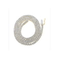 thumbnail image 1 of Macey Worldwide Jewelry 10k Yellow Gold Mens Diamond 18-inch Link Chain Necklace 2-3/4 Ctw, 1 of 2
