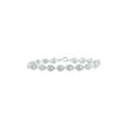 thumbnail image 1 of Macey Worldwide Jewelry Silver Diamond Fashion Bracelet 1/10 Ctw, 1 of 2