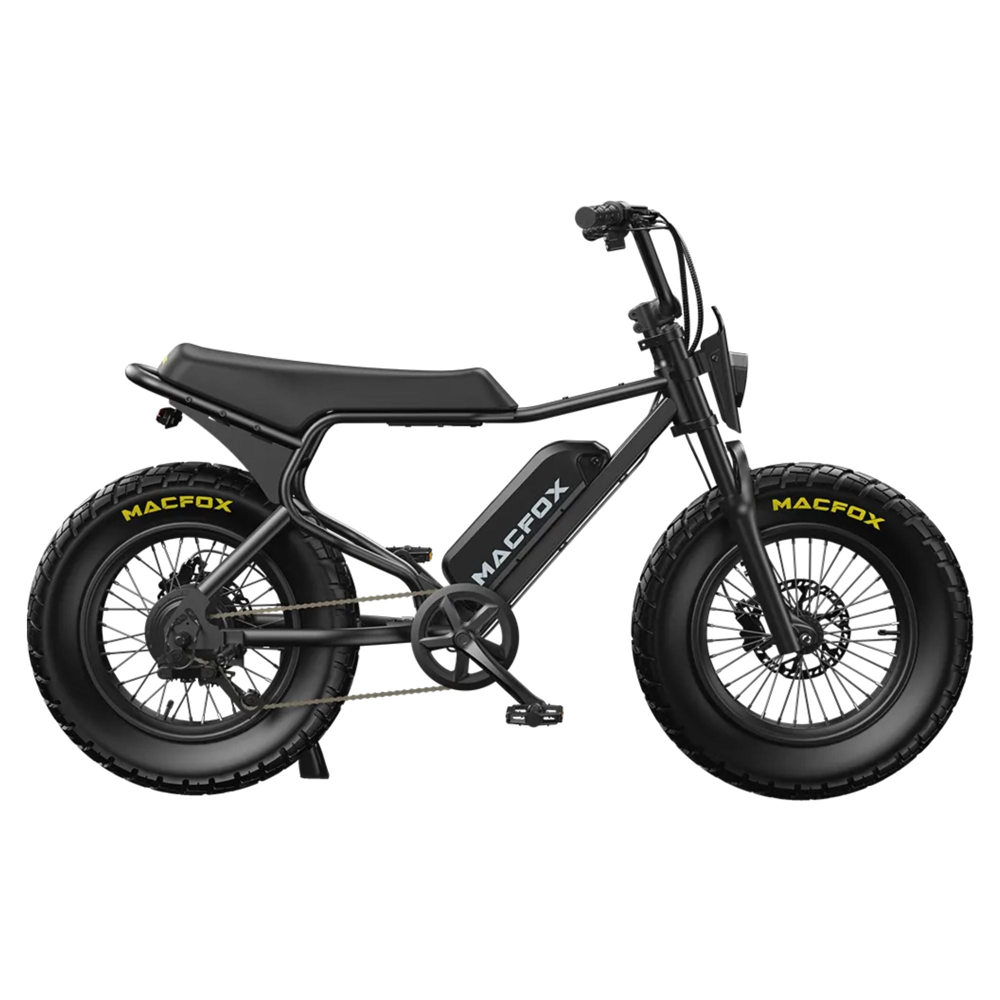 がま磯fx markII 0.8-54 Macfox X7 Fat Tire Electric Bike | 500W Motor, 25MPH, Long Range