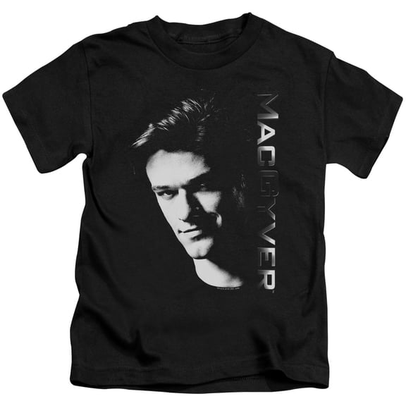 Macgyver Face Youth 18/1 T-Shirt Black