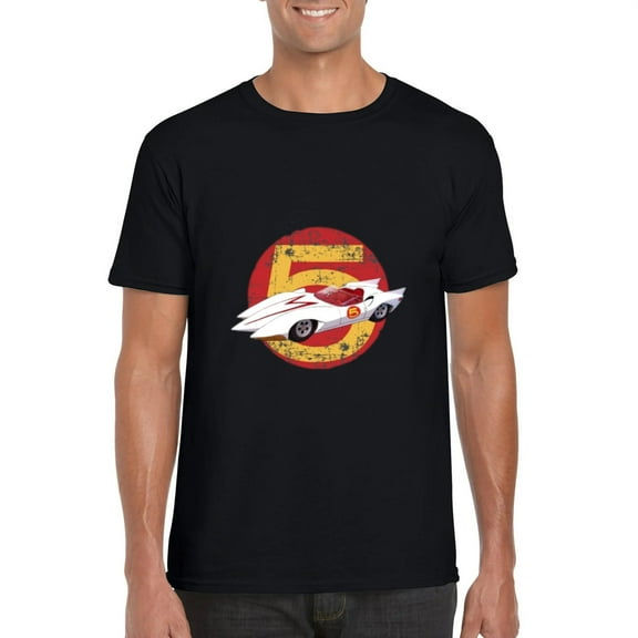 Mach 5 Distressed Speed Racer Anime Manga Car Retro TV T-Shirt, for men & women, up to size 5XL