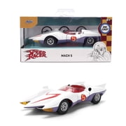 Speed Racer Mach 5 Diecast Car   Hollywood Rides 132 Scale by Jada Toys   Die-Cast Collectible Vehicle, Iconic Race Car for Fans and Collectors, Ages 8+