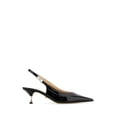 thumbnail image 1 of Mach & Mach Black Leather Crystal Bow Pumps Black (Women's), 1 of 2