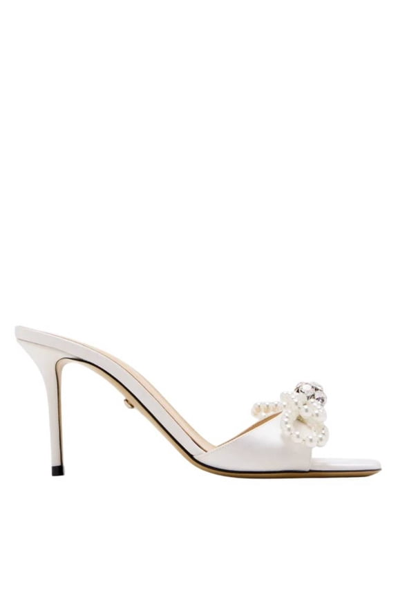 Double Bow 85 Mules, Brand Size 39 ( US Size 9 )