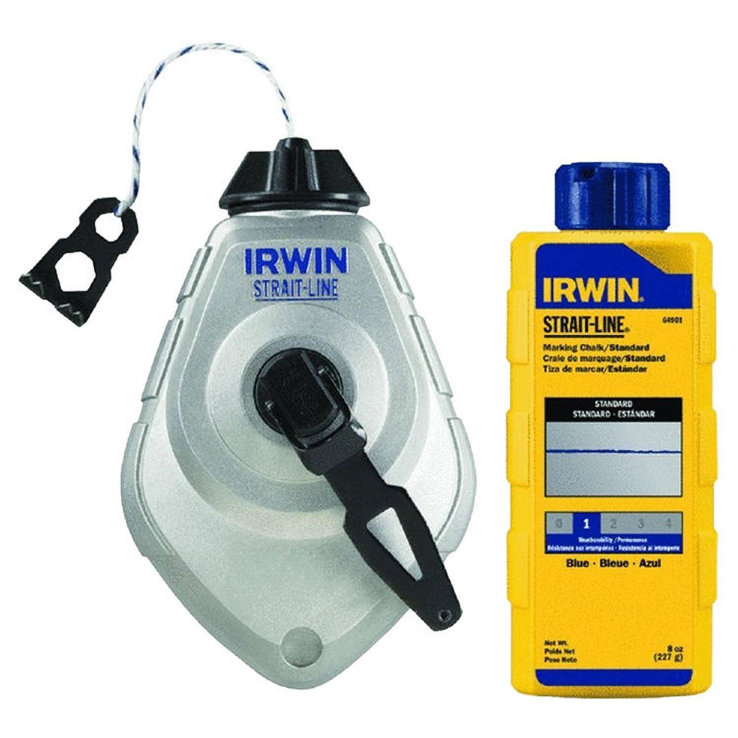 Mach6 Strait Line 2031315DS High Speed Refillable Chalk Line Reel, 100