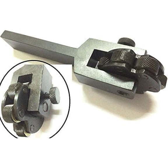 MachEl Knurling Tool with Rotating Head and Multi-Pitch Design, 3/4" x 3/8" x 1/4"