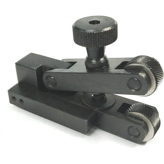 MachEI Mini V-Clamp 5-20 mm Adjustable force Spring action Knurling Tool for Lathe Machine Quick Change Tool Post
