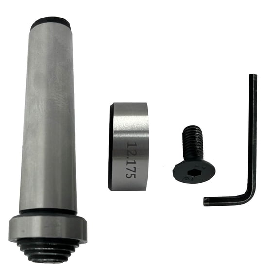 MachEl MT-3 Slitting Saw Holder Arbor - M12 x 1.75 Drawbar for Milling, Lathe Tools, and Slit Discs