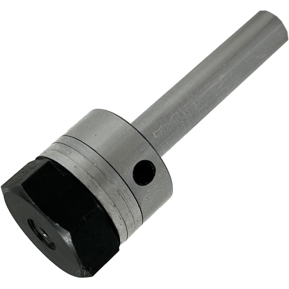 MachEl Mini Slitting Saw Arbor, Featuring a 10mm Shank and 16mm Bore with Included Spacing Collars, Silver, MSSA1016