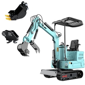 MachPro 1.2 Ton Mini Excavator with 2pcs Attachments Kubota Diesel Engine 479cc Crawler Trencher Digger Machine