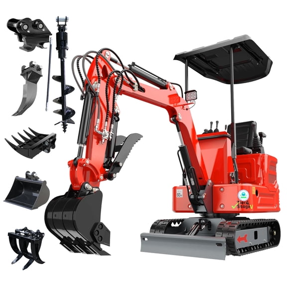 319-JBT 1.4-Ton Mini Excavator  Kubota Z482 Diesel Engine, 11.4HP, Full Hydraulic Pilot Control, 2800lb US In-Stock | For Contractors Who Demand Reliability Over Bargains