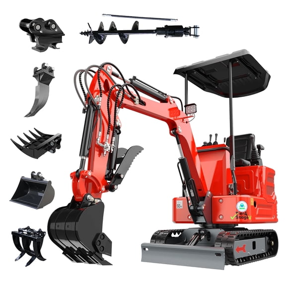 319-JBT 1.4-Ton Mini Excavator – Kubota Z482 Diesel Engine, 11.4HP, Full Hydraulic Pilot Control, 2800lb US In-Stock | For Contractors Who Demand Reliability Over Bargains