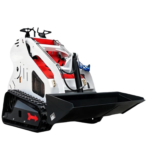 MachPro Mini Skid Steer Loader 13.6HP Briggs & Stratton Stand-On Compact Track Loader with Bucket for Landscaping & Construction
